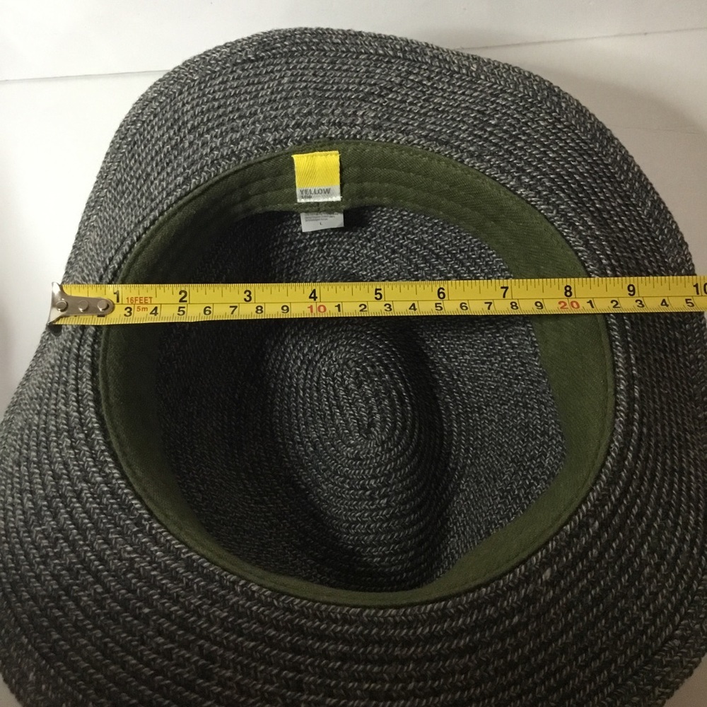 Yellow 108 Women’s Gray Hemp Cotton Bucket Hat Size L NWOT - Picture 6 of 7